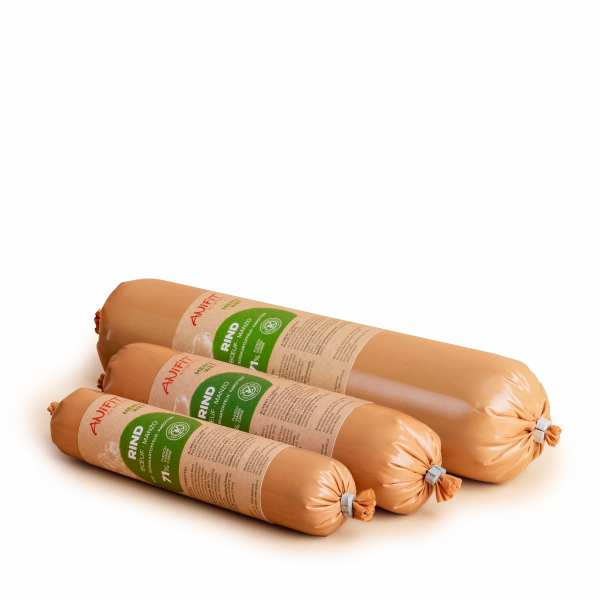 Saucisse de boeuf pour chien
