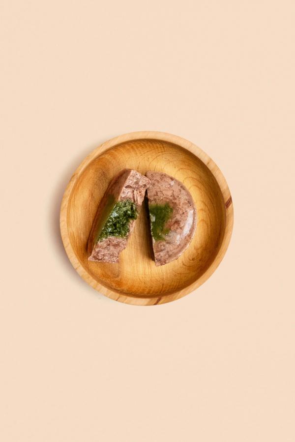 Terrine avec cœur d'épinards